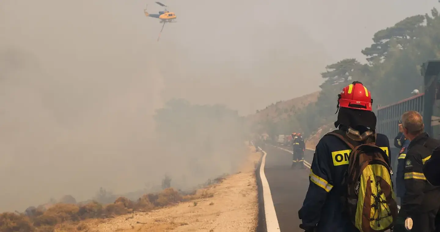 Πυρκαγίες σε Χαλκιδική και Δράμα