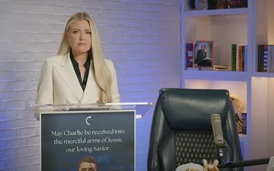 Σπαρακτική ομιλία της χήρας του Τσάρλι Κερκ: «Δεν θα σιγήσει η φωνή του»