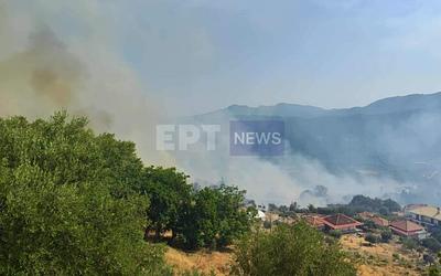 Βρυσούλα Πρέβεζας φλέγεται: Εκκένωση οικισμού και αγωνιώδης μάχη με τις φλόγες!