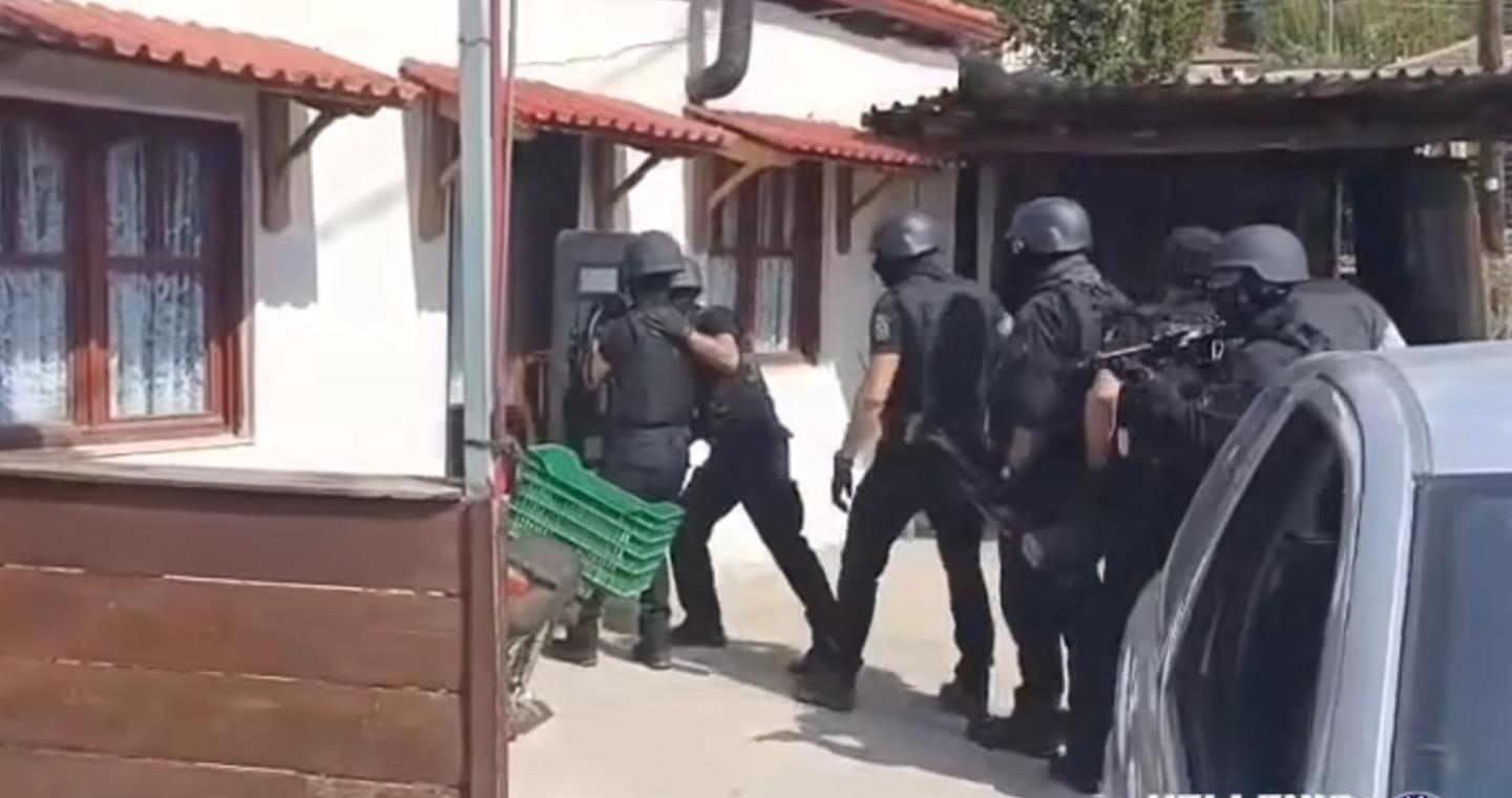 Θεσσαλονίκη: Το βίντεο της σύλληψης του 62χρονου για παράνομη υλοτομία