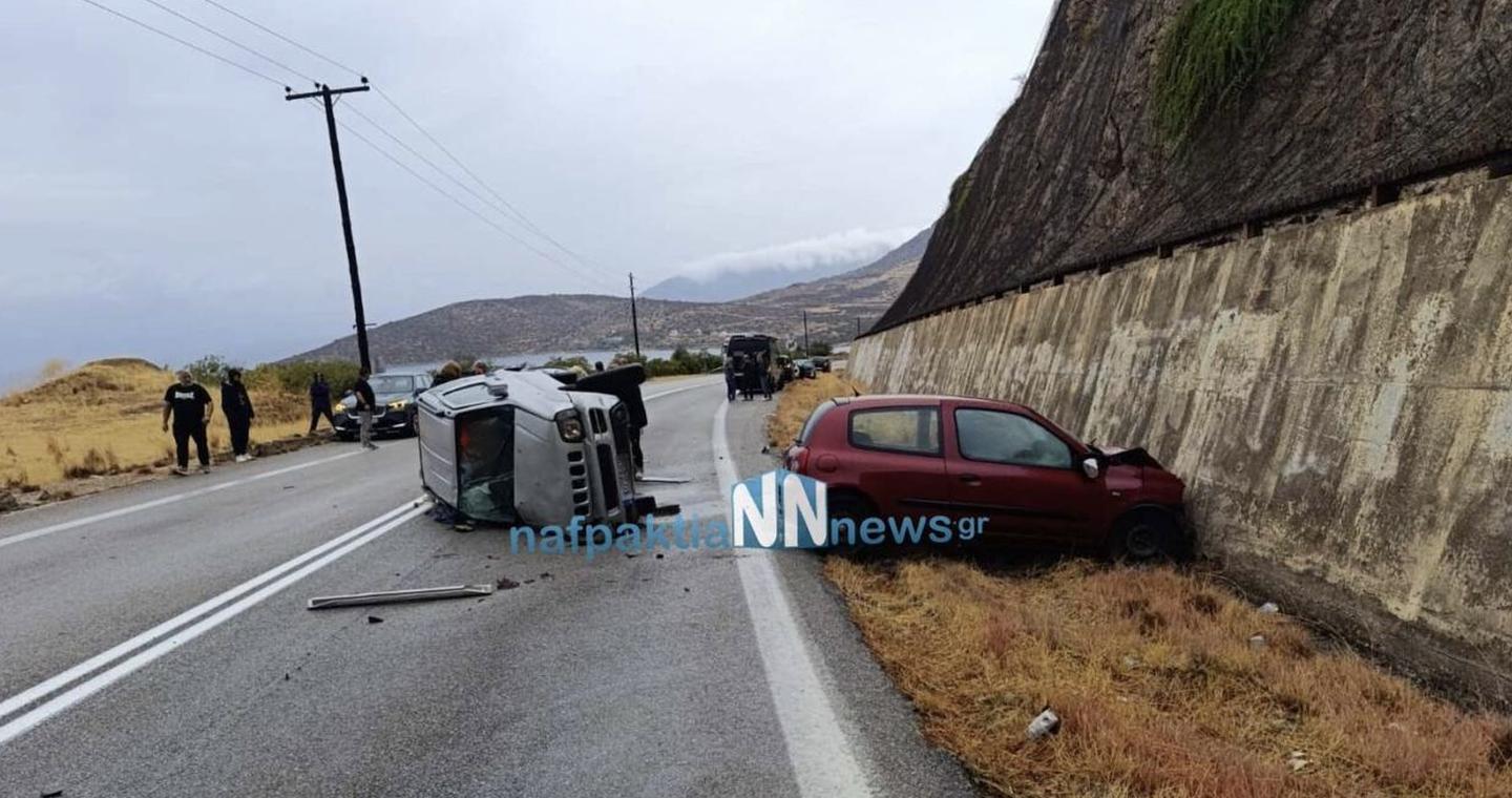Τραγωδία στο Γαλαξίδι: Δύο νεκροί σε πλαγιομετωπική οχημάτων στην Εθνική