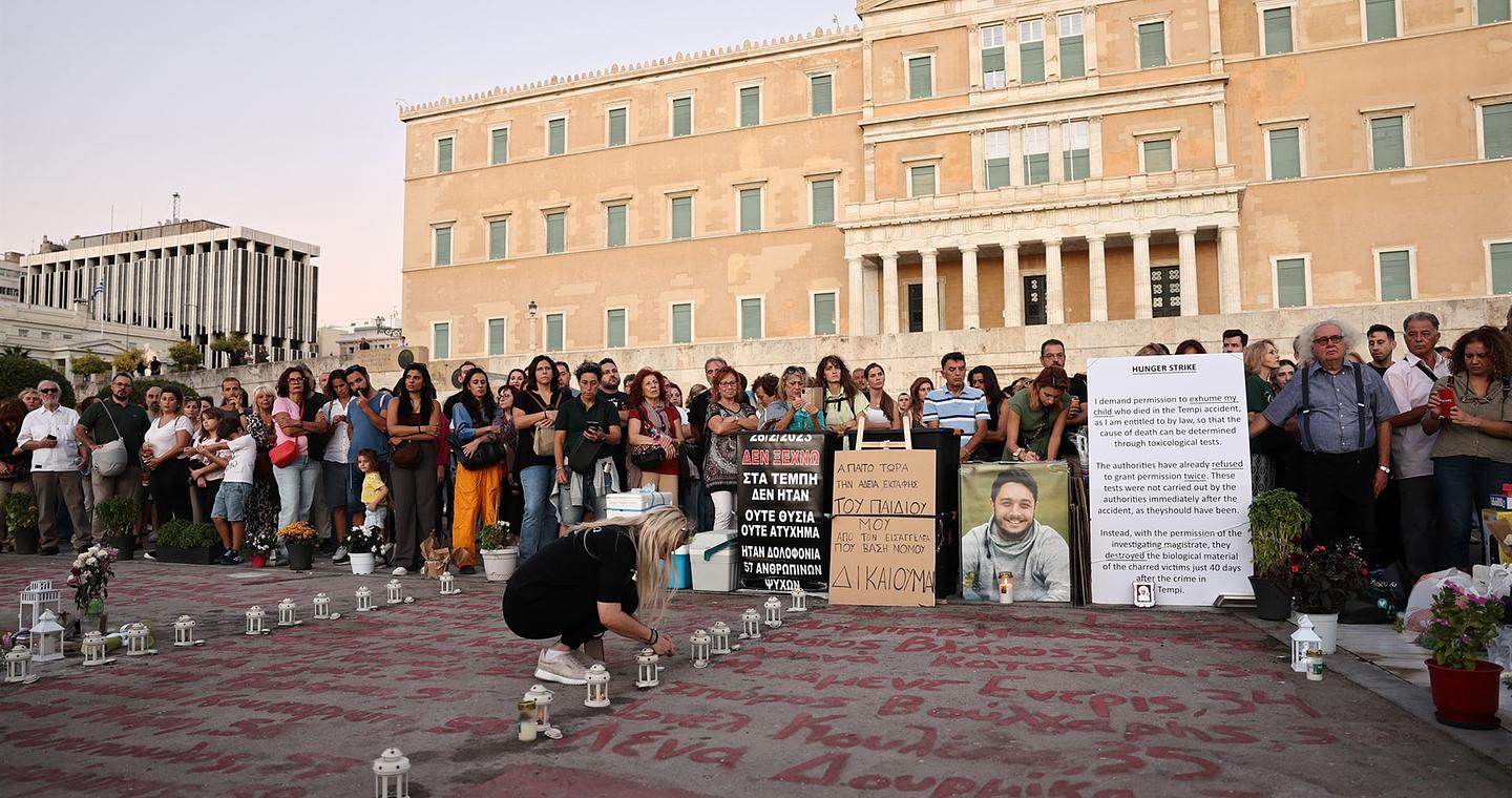 Στο ΓΝΑ απεργός πείνας για τα Τέμπη, μετά από λιποθυμικό επεισόδιο