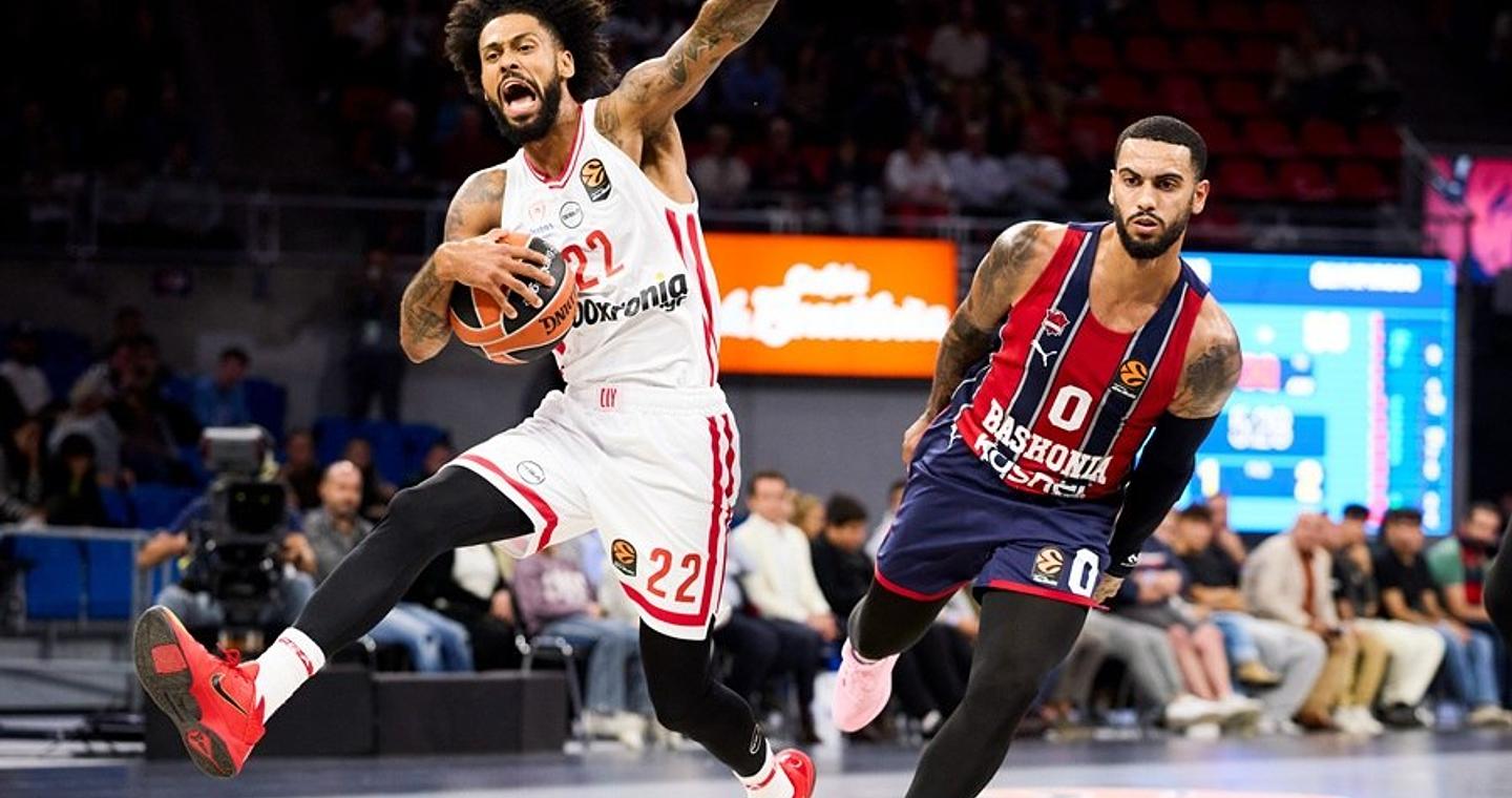 Μπασκόνια – Ολυμπιακός 96-102: «Καθάρισαν» Βεζένκοφ και Ντόρσεϊ