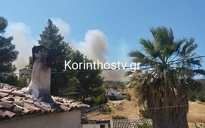 Φωτιά στην Αρχαία Νεμέα! Εκκένωση τώρα!