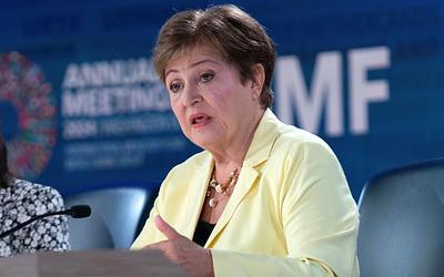 Γκεοργκίεβα (ΔΝΤ): Βλέπει αργή ανάπτυξη και υψηλό κίνδυνο ύφεσης