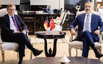 Γερμανία-Τουρκία: «Λογική» η συνεργασία στην αμυντική βιομηχανία, λέει ο Βάντεφουλ