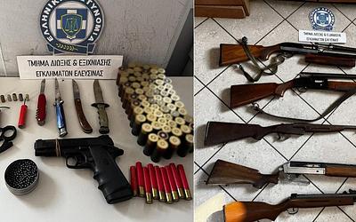 Ελευσίνα: Οπλοστάσιο σε σπίτι 17χρονου - Απείλησε συμμαθητή με πιστόλι!