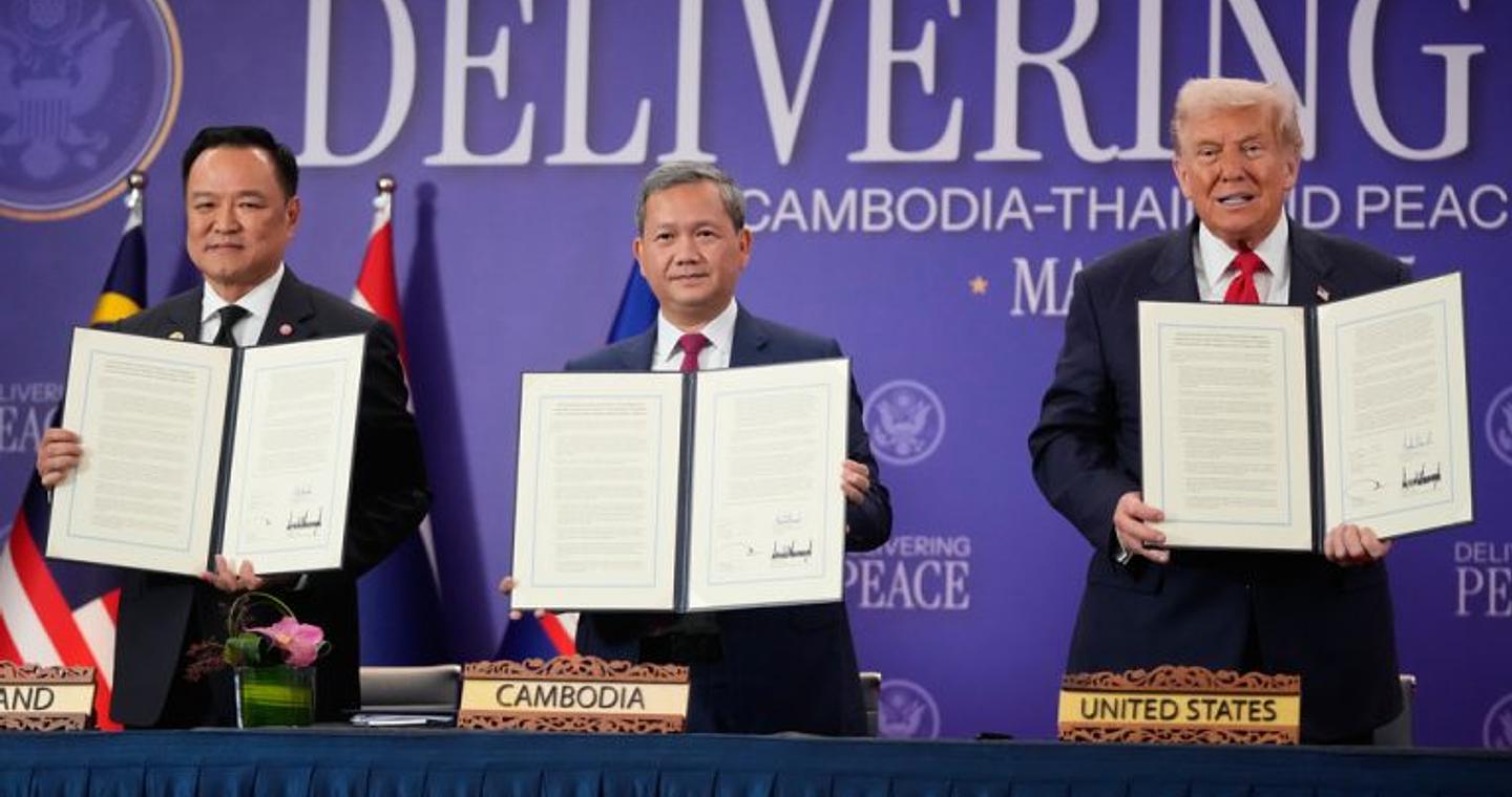 Μαλαισία: Υπογραφή Τραμπ σε συμφωνία κατάπαυσης πυρός μεταξύ Καμπότζης και Ταϊλάνδης