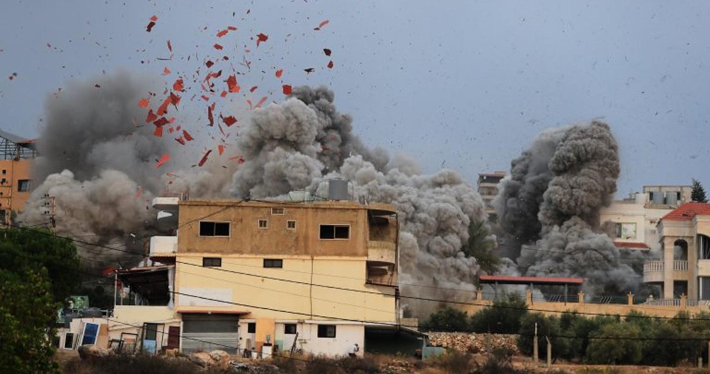 Μπαράζ ισραηλινών βομβαρδισμών στον νότιο Λίβανο