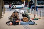 Ένταση στη Σούδα: ΜΑΤ εναντίον διαδηλωτών σε άφιξη ισραηλινού κρουαζιερόπλοιου