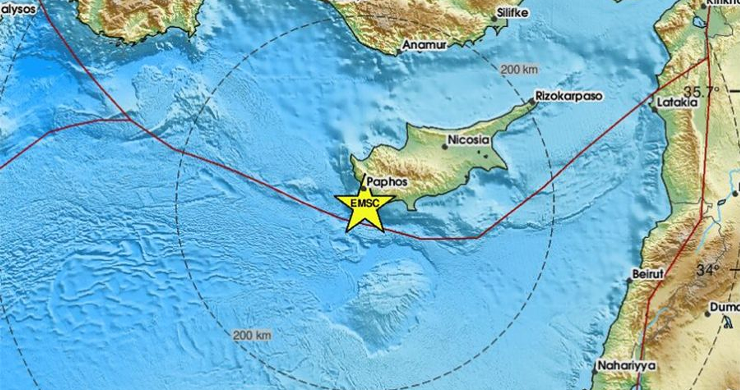 Σεισμός 5,2 Ρίχτερ στην Κύπρο