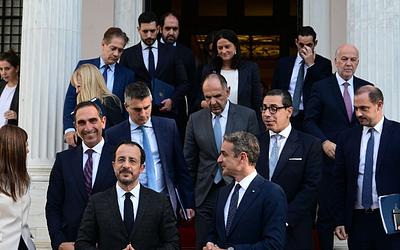 Συνάντηση Μητσοτάκη-Χριστοδουλίδη στο Μαξίμου: Τι συζητήθηκε για ενέργεια και γεωτρήσεις