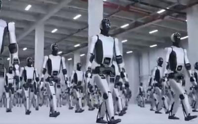 Επανάσταση στην Κίνα: "Στρατιά" ανθρωποειδών ρομπότ βγαίνει από τη γραμμή παραγωγής!