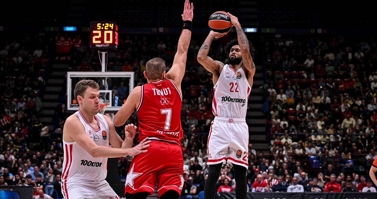 Euroleague: Ηττα στο Μιλάνο για τον Ολυμπιακό