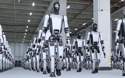 Ρομπότ-εργάτες παρελαύνουν: Το βίντεο που προκαλεί δέος και ανησυχία!