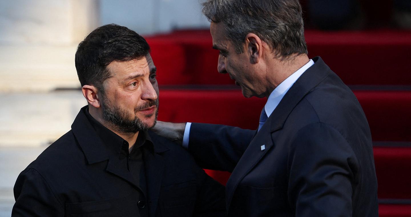 Κοινή δήλωση Μητσοτάκη – Ζελένσκι για ειρήνη, ασφάλεια και ενεργειακή συνεργασία