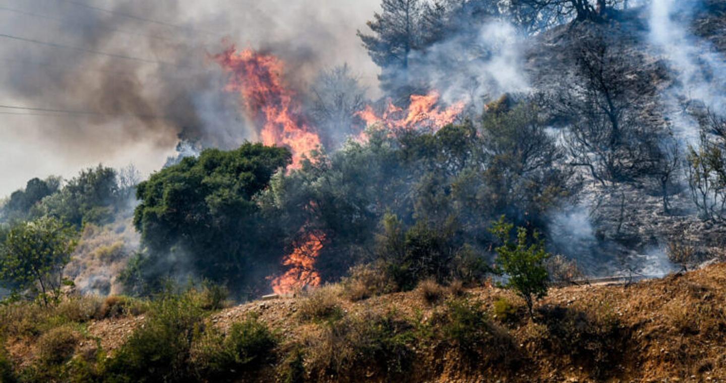 Φωτιά τώρα στην Ηλεία – Μήνυμα από το 112