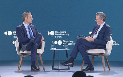 Μητσοτάκης στο Bloomberg: Ελλάδα, ενεργειακός κόμβος και σεβασμός στον Πειραιά