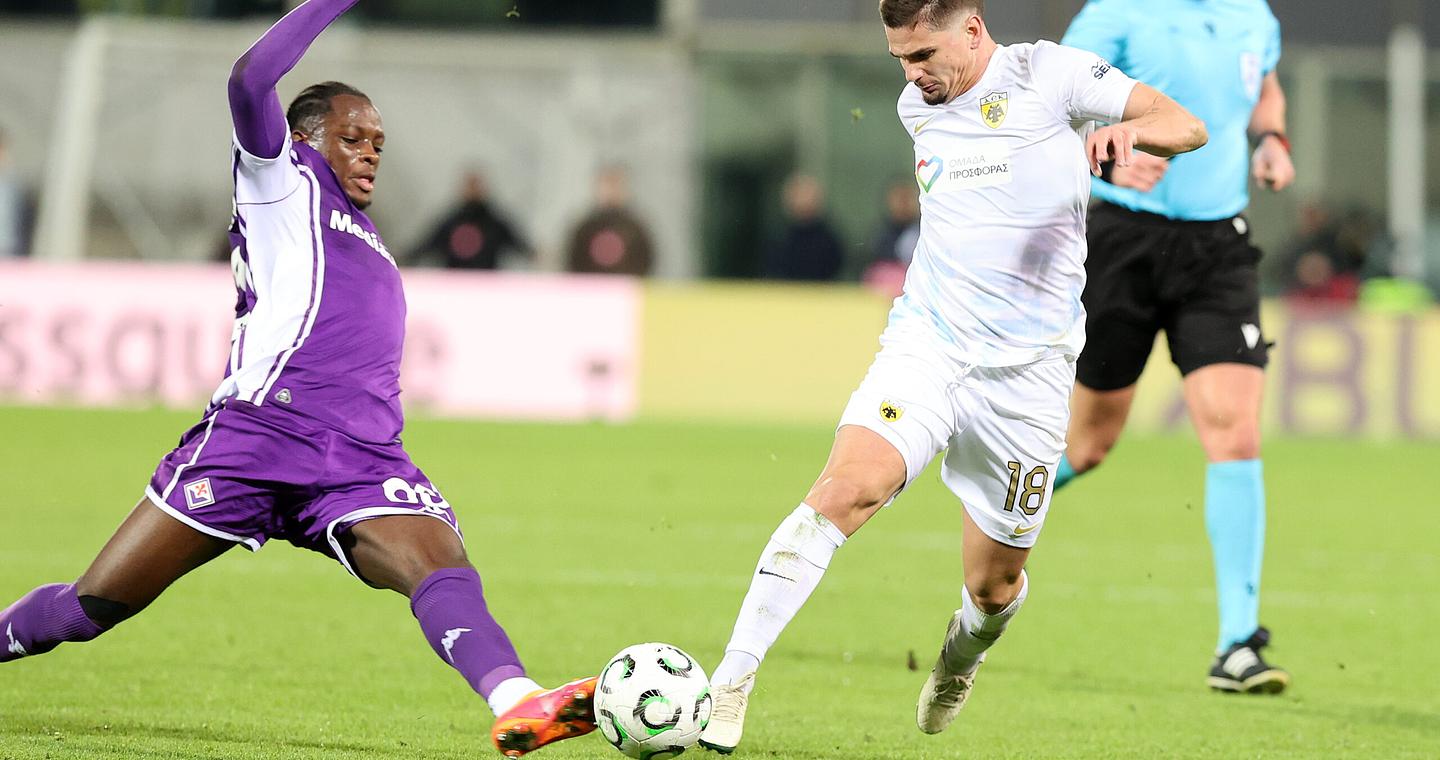 Ιστορικό «διπλό» για την ΑΕΚ, 1-0 τη Φιορεντίνα