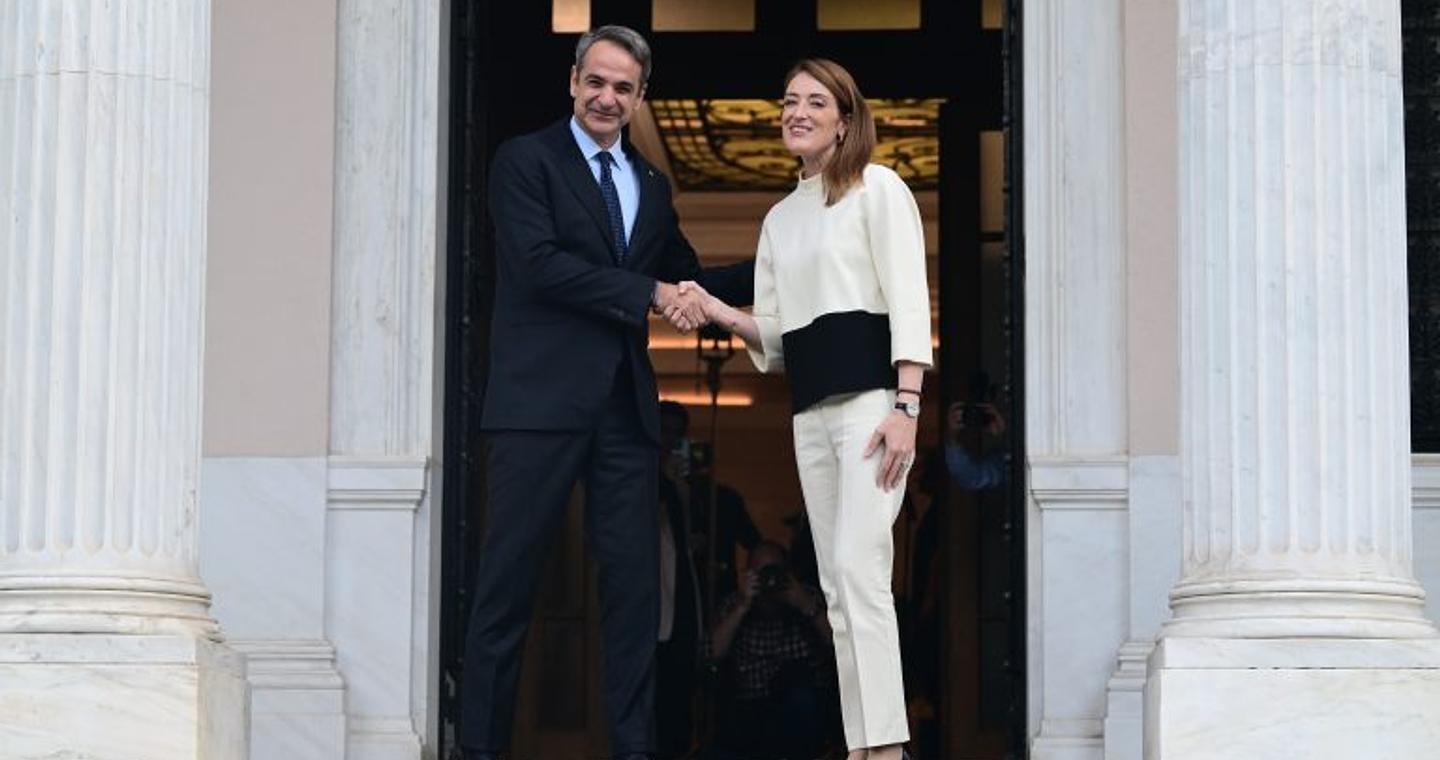 Κ. Μητσοτάκης μετά τη συνάντηση με τη Μέτσολα: Η ρευστή κατάσταση απαιτεί η Ευρώπη να ενηλικιωθεί