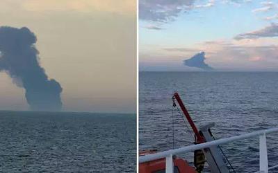 Έκρηξη και φωτιά σε δεξαμενόπλοιο κοντά στον Βόσπορο: Τι γνωρίζουμε