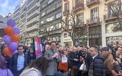 Κασσελάκης στη Θεσσαλονίκη: «Βαθιές αλλαγές και κατάργηση ασυλιών»