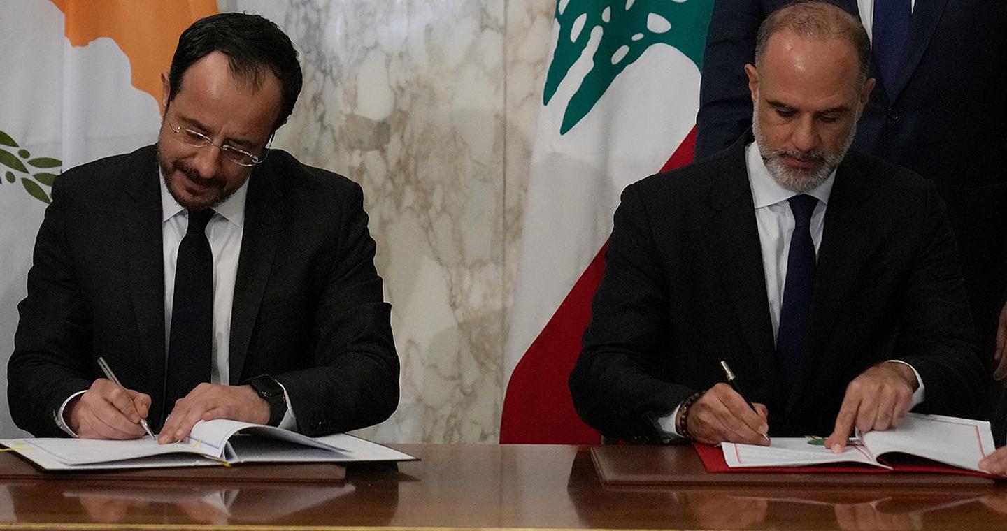 Οργισμένη αντίδραση της Τουρκίας για τη συμφωνία της Κύπρου με τον Λίβανο για την ΑΟΖ