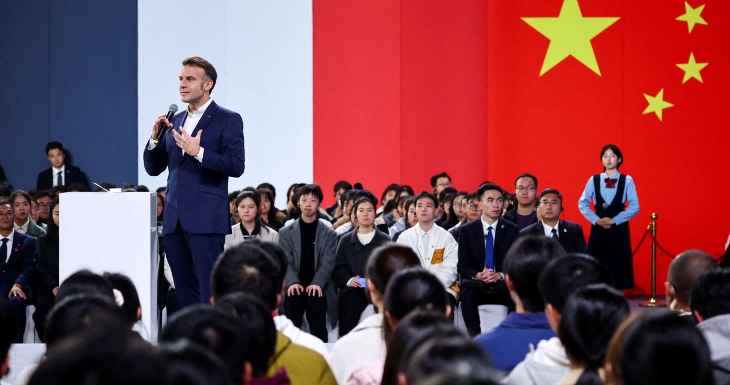 Ο Μακρόν προειδοποιεί την Κίνα για επιβολή δασμών από την Ευρωπαϊκή Ένωση
