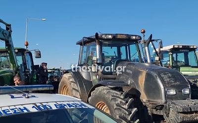 Αγρότες απέκλεισαν την πρόσβαση στο αεροδρόμιο Θεσσαλονίκης!