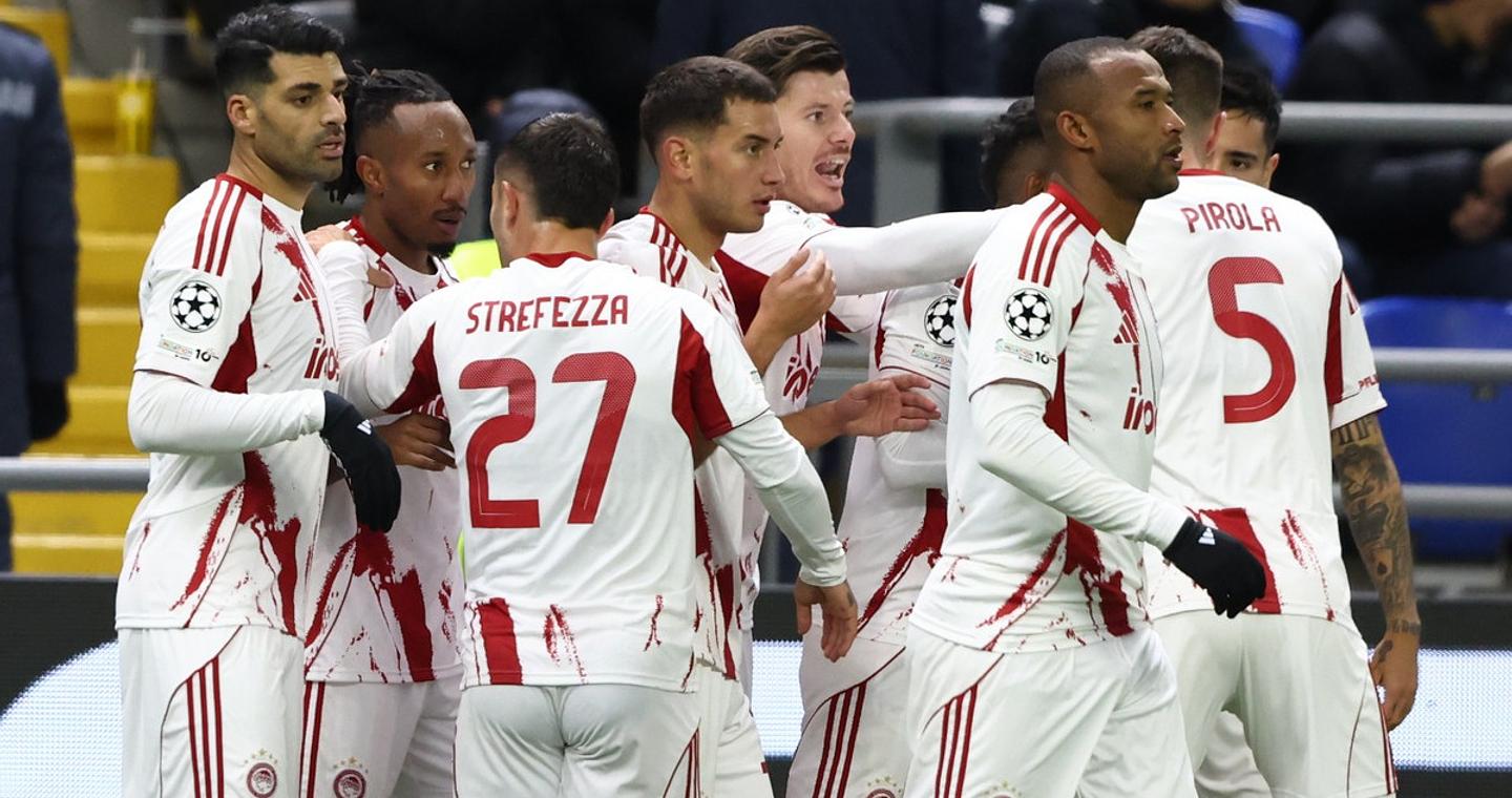 Champions League: Στην 29η θέση ο Ολυμπιακός – Βαθμολογία και επόμενη αγωνιστική