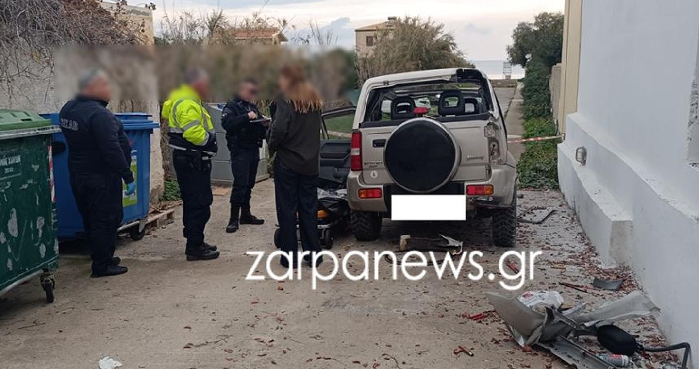 Χανιά: Αυτοκίνητο καρφώθηκε σε τοίχο – Νεκρός ο 37χρονος οδηγός
