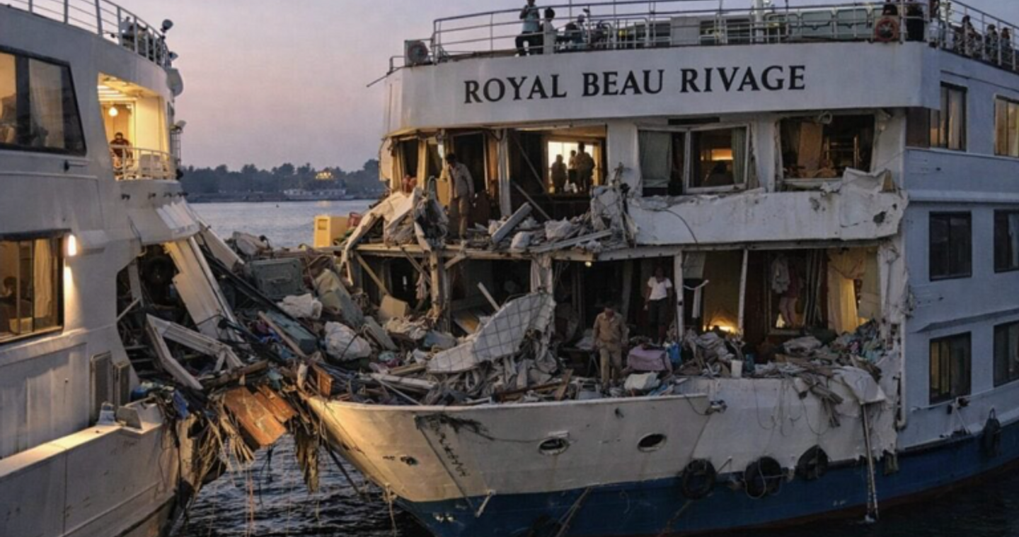 Σύγκρουση κρουαζιερόπλοιων στον Νείλο – Νεκρή 47χρονη Ιταλίδα