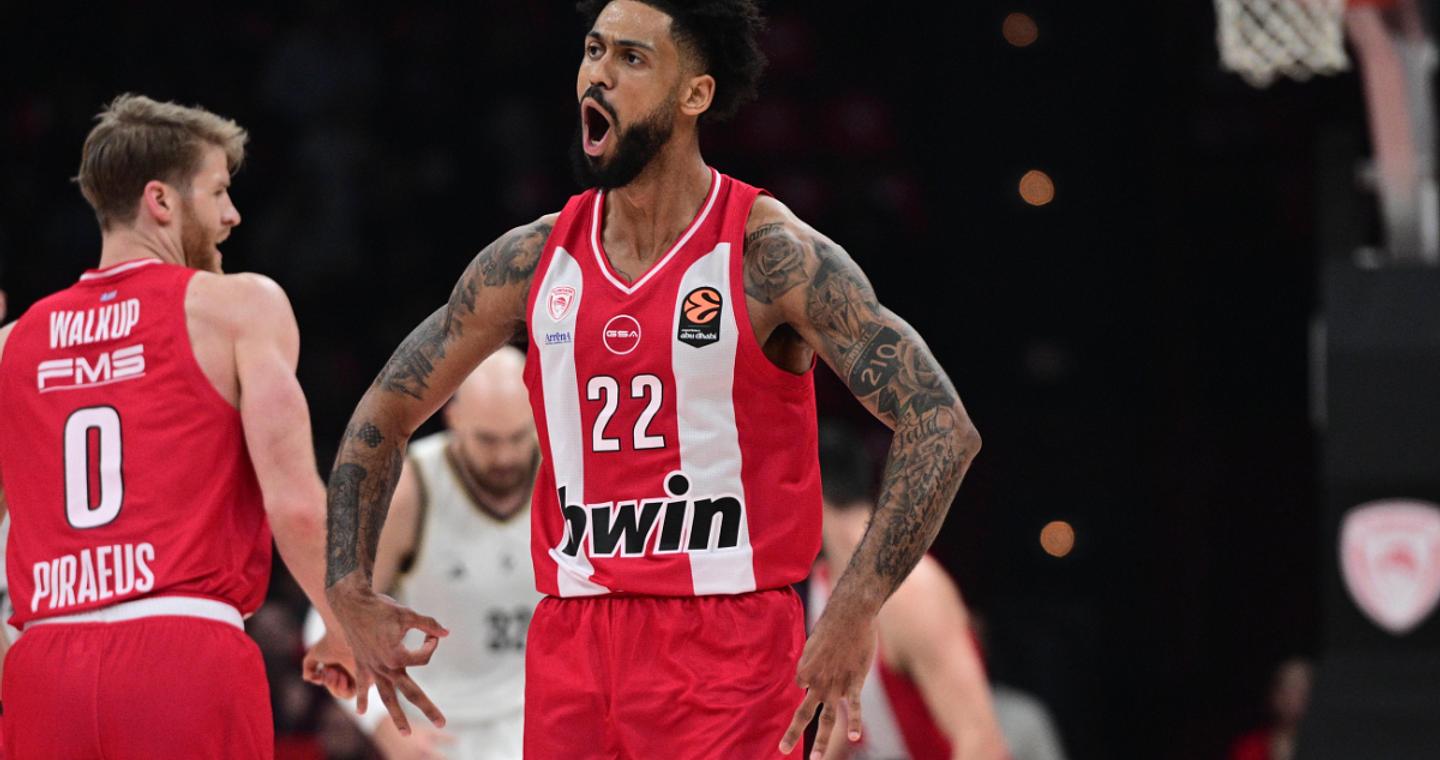 Ολυμπιακός – Βιλερμπάν 107-84: Ξέσπασε στους Γάλλους