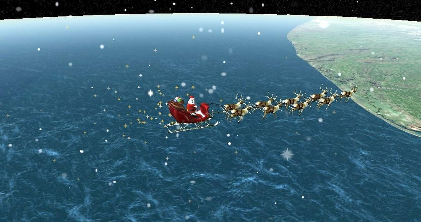 Ξεκίνησε το μεγάλο ταξίδι του Άη Βασίλη – Δορυφόροι παρακολουθούν την πορεία του