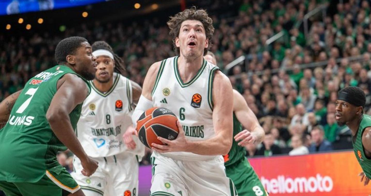 Χριστουγεννιάτικο διπλό του Παναθηναϊκού στο Κάουνας με δίδυμο Όσμαν-Ναν