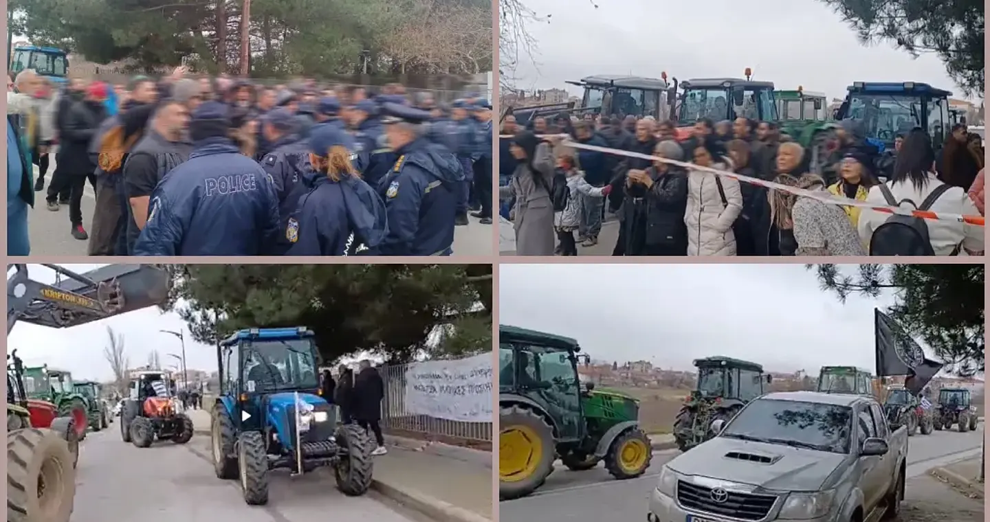 Aγρότες στο Αμύνταιο είπαν τα... «κάλαντα» στον Άδωνη Γεωργιάδη [βίντεο]