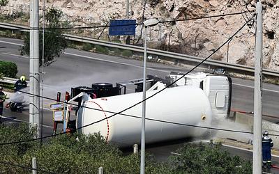 Φωτιά σε βυτιοφόρο στην Εθνική Θεσσαλονίκης-Σερρών: Κλειστοί δρόμοι!
