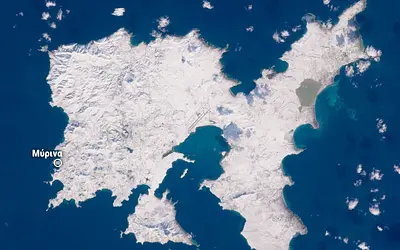 Η Λήμνος "ντύθηκε" στα λευκά: Εικόνες από τον Αρκτικό Κύκλο!