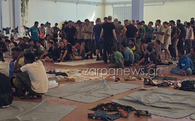 Ένταση σε δομή φιλοξενίας στα Χανιά: Δεκάδες τραυματίες, ασφυκτικές συνθήκες