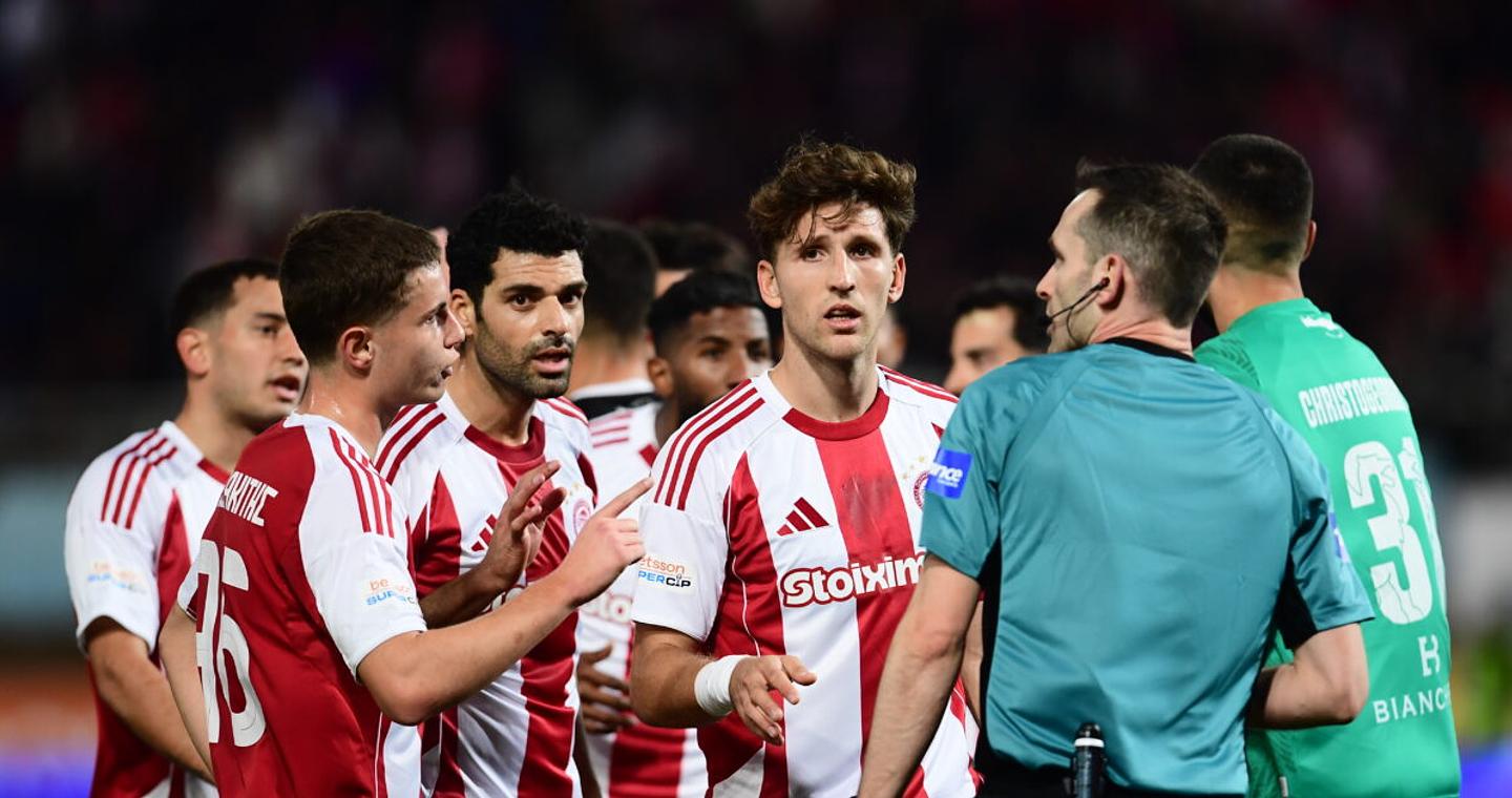 Ολυμπιακός – ΟΦΗ: Ο Μουζακίτης σκόραρε όμως το γκολ ακυρώθηκε για φάουλ του Ταρέμι, φωνές από τους Πειραιώτες