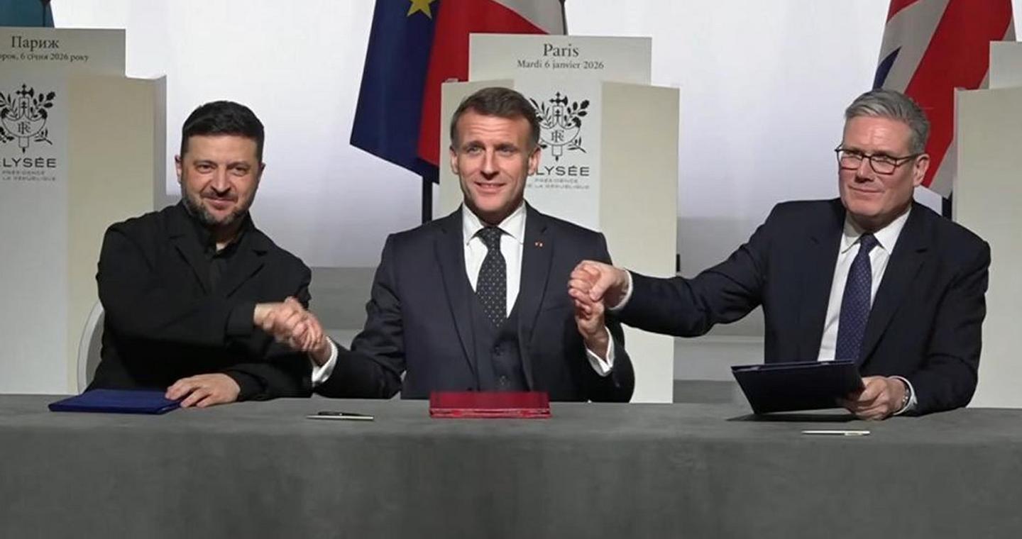 Μακρόν, Στάρμερ και Ζελένσκι υπέγραψαν δήλωση προθέσεων για την ανάπτυξη πολυεθνικής δύναμης στην Ουκρανία
