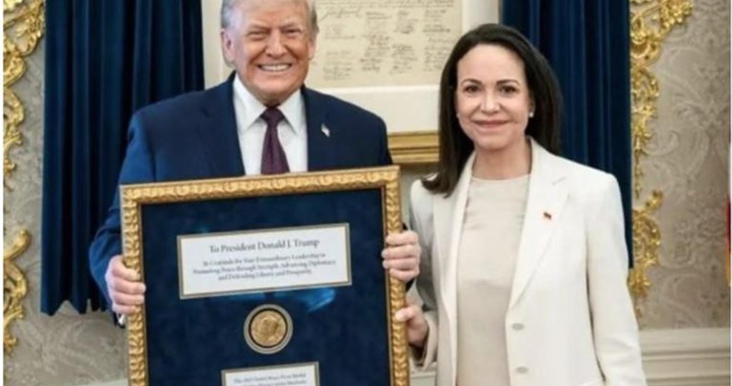 Τραμπ για το Νόμπελ από τη Ματσάδο: «Μια υπέροχη χειρονομία αμοιβαίου σεβασμού»