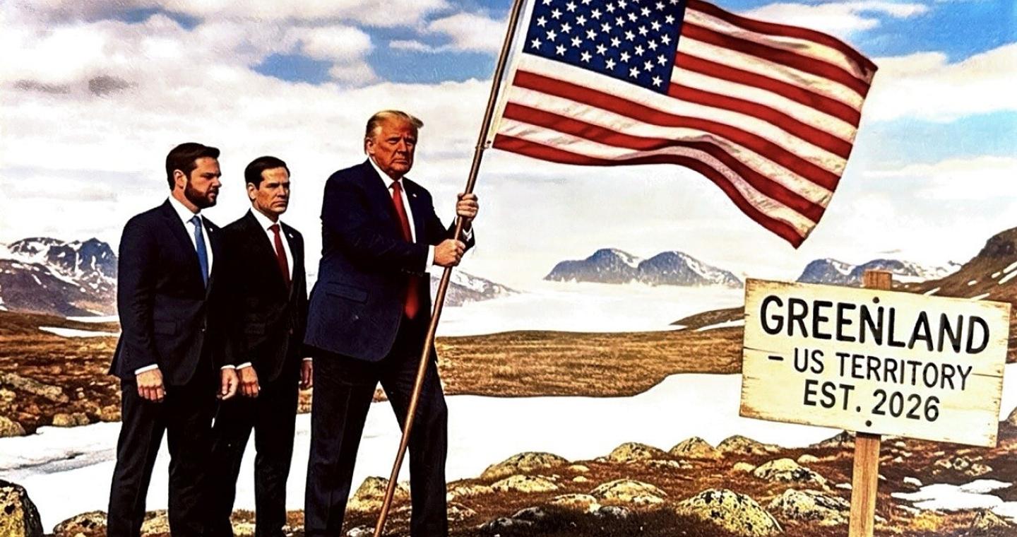 Ο Τραμπ κλιμακώνει την πίεση για τη Γροιλανδία με... AI εικόνες που τη δείχνουν αμερικανική