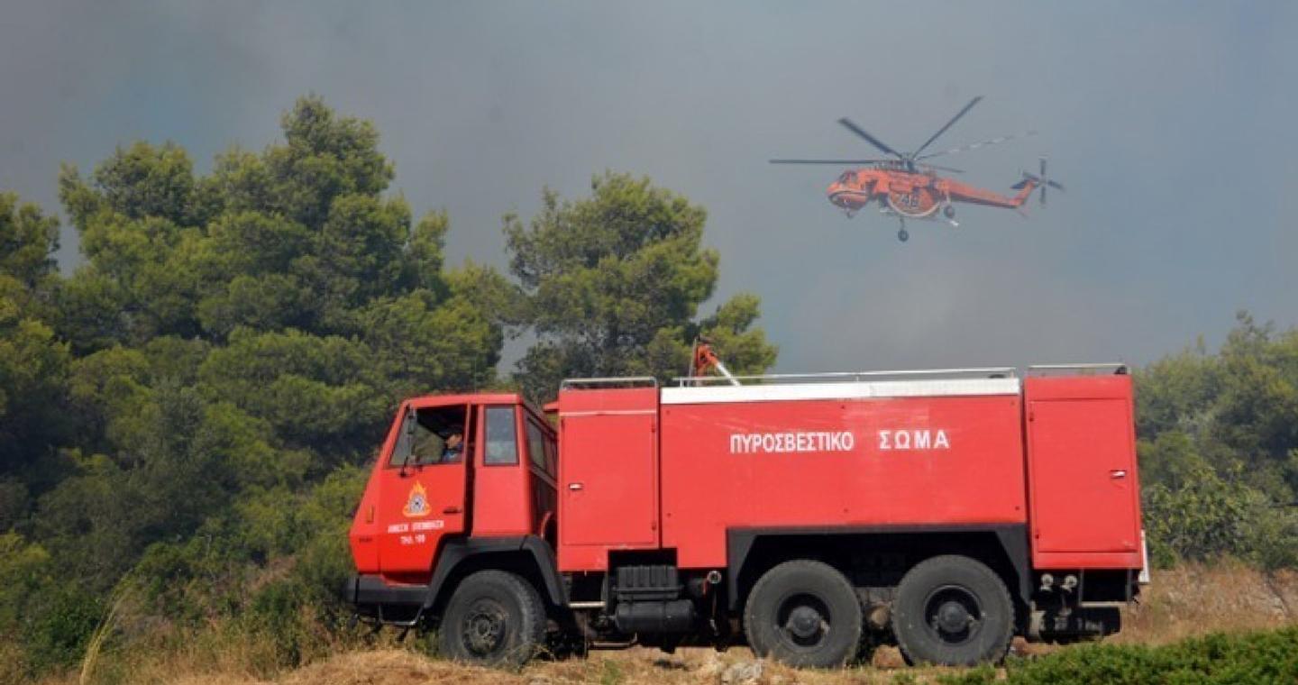 Φωτιά στην Κρύα Βρύση Καρδίτσας: Mήνυμα 112 - Κινητοποιήθηκαν ισχυρές δυνάμεις της Πυροσβεστικής