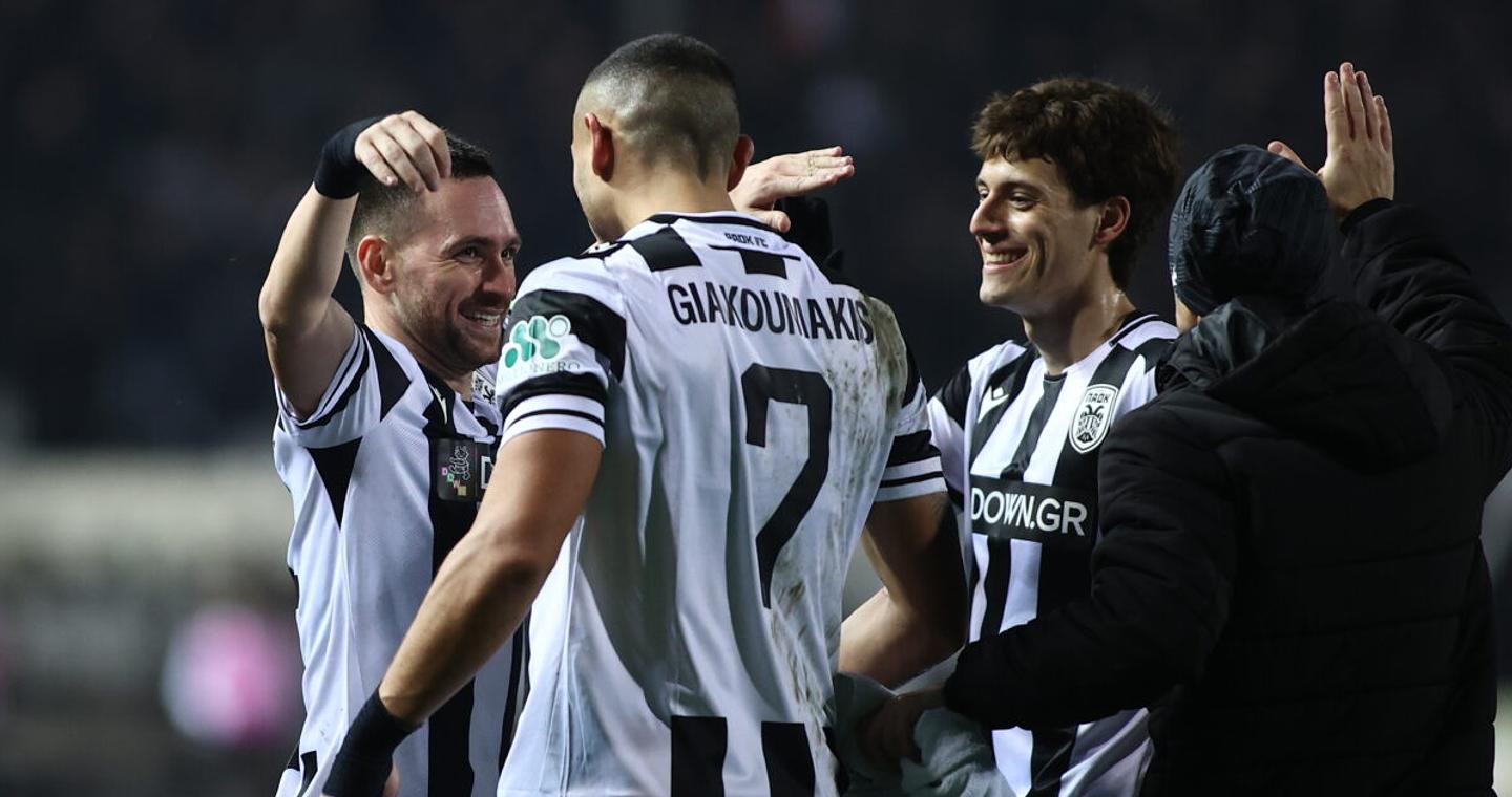 ΠΑΟΚ - Μπέτις 2-0: Ο «δικέφαλος» εξασφάλισε θέση στα playoffs του Europa League με Κωνσταντέλια, Ζίβκοβιτς και Γιακουμάκη