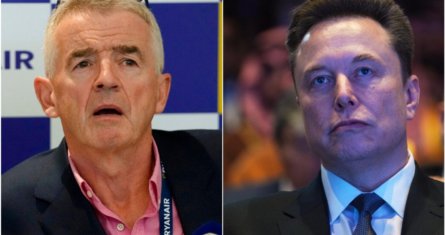Ο Μασκ βάζει στο μάτι τη Ryanair ανταλλάσσοντας βρισιές με τον CEO: «Είναι ηλίθιος» - «Μήπως να την αγοράσω;»