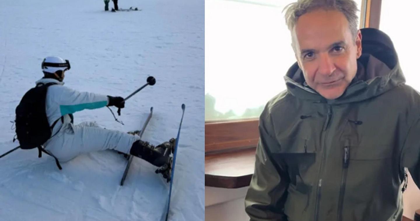 Ο Κυριάκος Μητσοτάκης… τρολάρει χρήστη του TikTok που έκανε σκι στα Καλάβρυτα: «Γύρνα το σε snowboard»