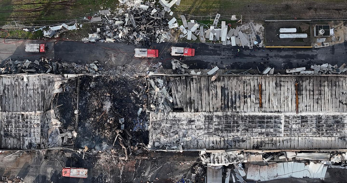 Εργοστάσιο «Βιολάντα»: Οι πραγματογνώμονες μιλούν για «διαρροή προπανίου» – Μαρτυρία για «οσμή αερίου»