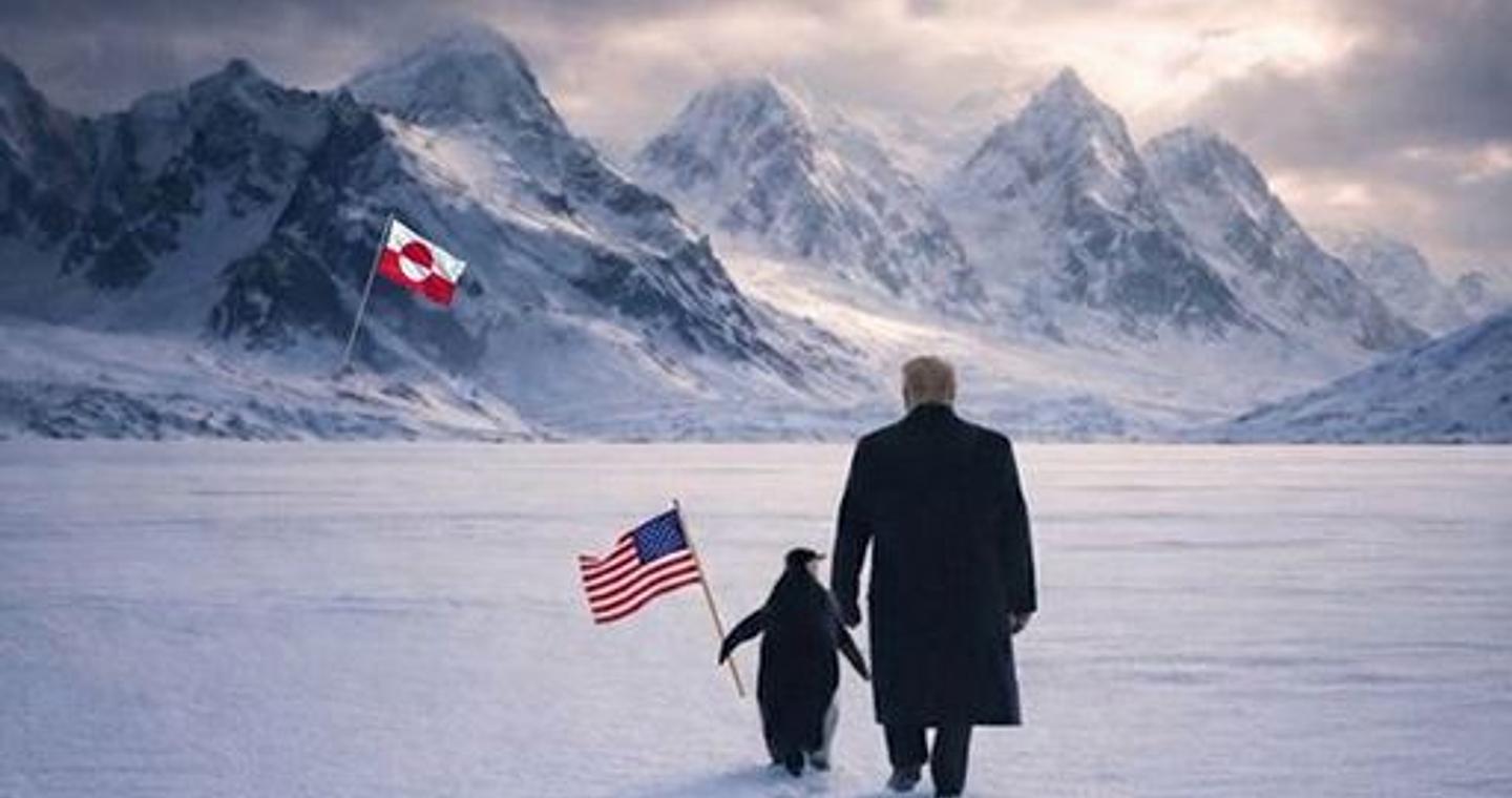 Γροιλανδία: Ο Τραμπ, ο πιγκουίνος και το… λάθος ημισφαίριο