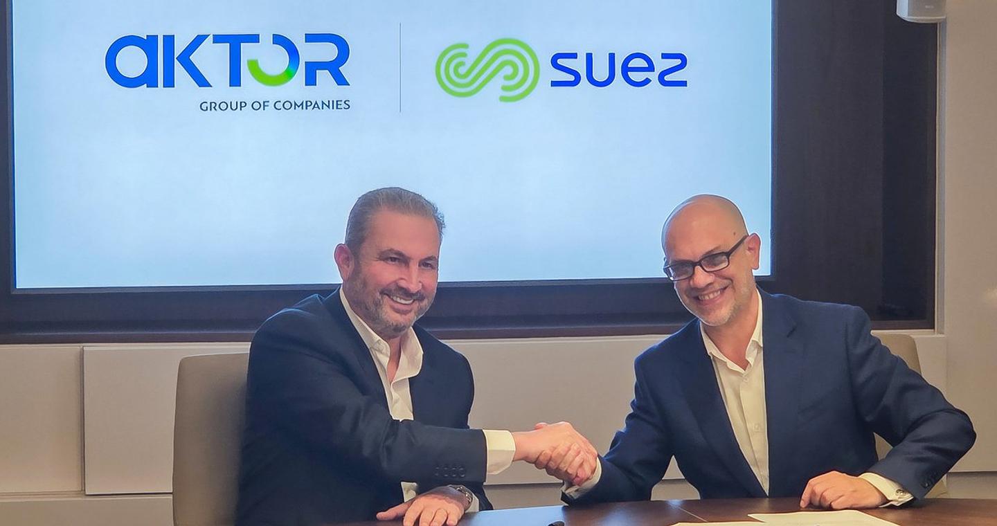 Στρατηγική Συμφωνία του Ομίλου AKTOR με την SUEZ INTERNATIONAL
